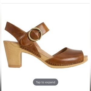 Brown Dansko Clogs high heel sandal